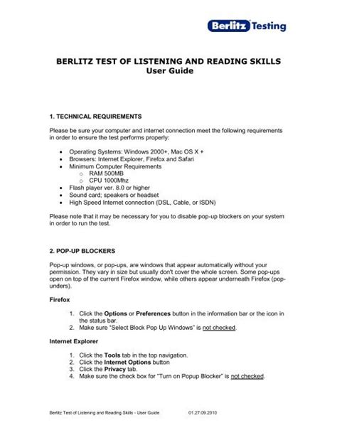 berlitz english test|Free language placement test .